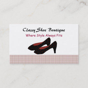 Classy Heels Boutique Visitkort