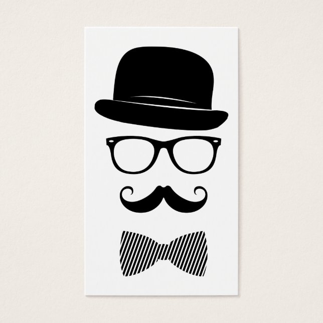 Classy hipster visitkort (Framsidan)