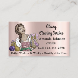 Classy House Office Städning Service Maid Ro Visitkort