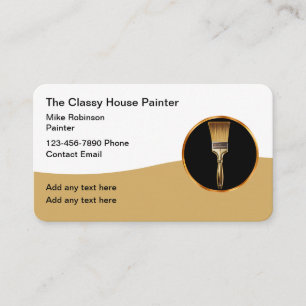 Classy House Painter Pro-Affärskort Visitkort
