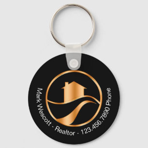 Classy House Realtor Promotional Keychains  Nyckelring
