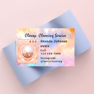 Classy House Städning Services Maid Coral Laundy B Visitkort