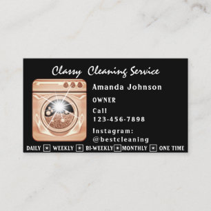 Classy House Städning Services Maid Laundy QR-kod Visitkort