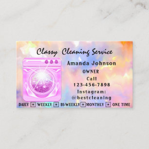 Classy House Städning Services Maid Rosa Laundy Visitkort