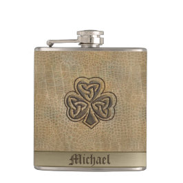 Classy Irish turturkiskt schaktläder Fickplunta