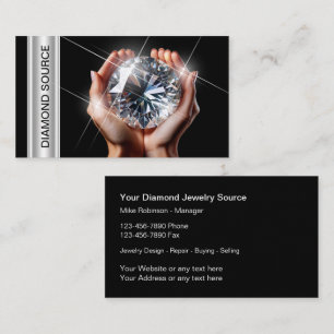 Classy Jewelry Diamond Jewels Dealer Visitkort