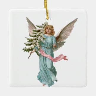Classy jul Ceramic Ornament White Angel