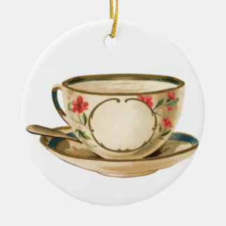 Classy jul Ornamic Ceramic Round Tekopp Julgransprydnad Keramik