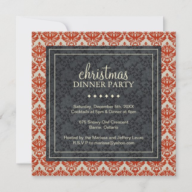Classy Julfest-inbjudan Inbjudningar (Framsida)