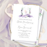 Classy Lavender, Lila, Pastel Monogram Bröllop Inbjudningar<br><div class="desc">Höj din speciella dag med den här fantastiska inbjudan till elegant bröllop, med en fantastisk vapensköld med vattenfärg i monogrammet, med delikata blommor i nyanser av lavender, dammig lila, lilak, , rosa och gräddande gult. Den vackert utarbetade vapenskölden visar parets initialer, symboliserar deras unika kärlek-historia, och ett gigantiskt band för...</div>