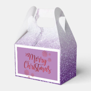 Classy Lila Silver Sequins Presentaskar