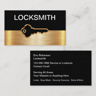 Classy Locksmith Security Affärskort Visitkort