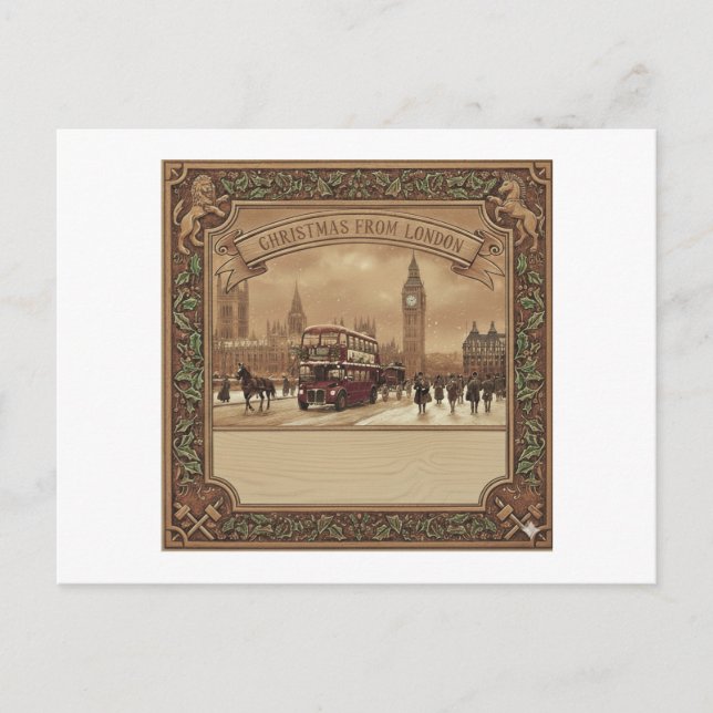 Classy London PostCards BigBen Vykort (Framsida)