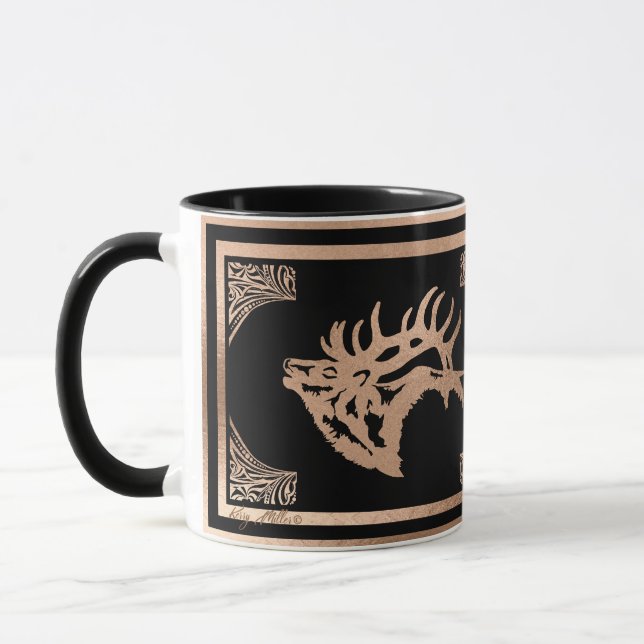 Classy Majestic Bull Elk Mugg (Vänster)