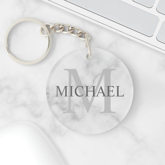 Classy Marble Personlig Monogram och Namn (Skapare uppladdad)