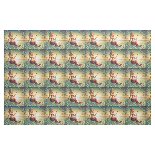Classy Martini Sjöjungfru Thunder_Cove Tyg (Fat Quarter)