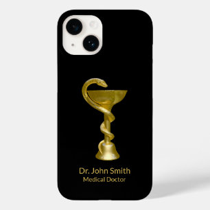 Classy Medical Bowl Hygieia Guld Snake Caduceus