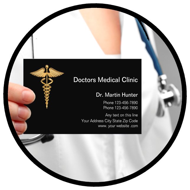 Classy Medical Doktor Clinic Visitkort (Skapare uppladdad)