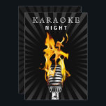 Classy Mic 30års födelsedag Karaoke Night Party Inbjudningar<br><div class="desc">Inbjudan till Classy Mic Red Curtains 30års födelsedag Karaoke Nattparti</div>