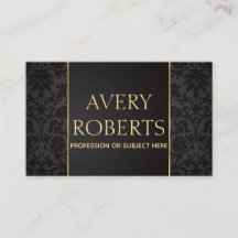 Classy Modern Blommigt Luxury Gnistra Black guld