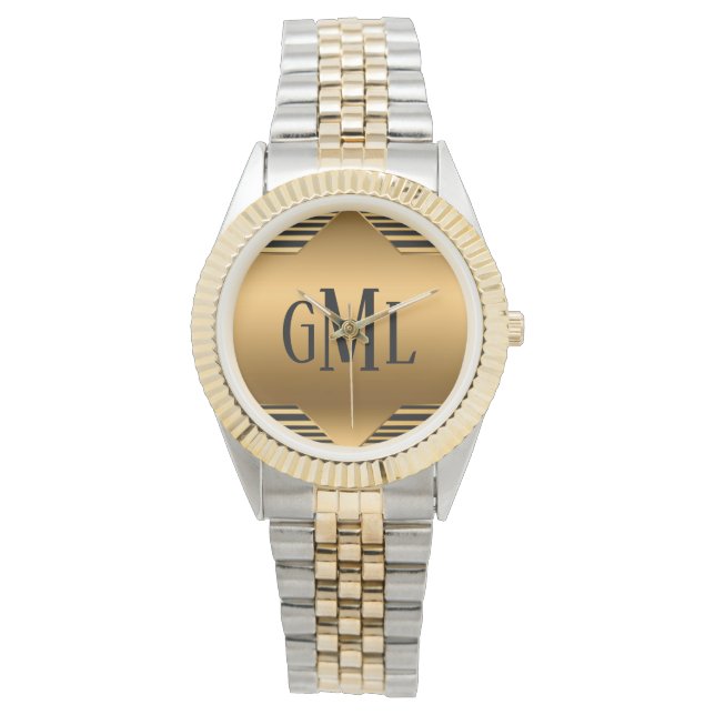 Classy Monogram Armbandsur (Framsida)