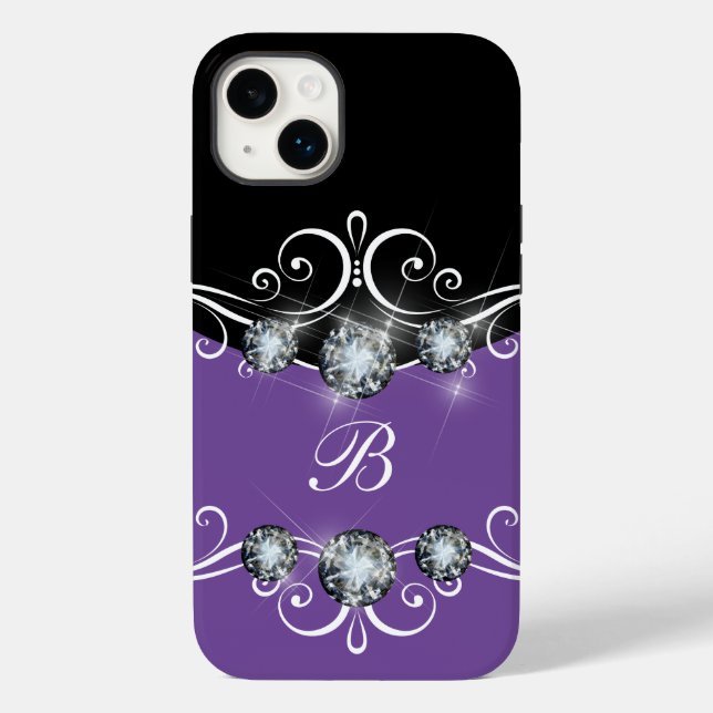 Classy Monogram Glitzy Bling (Baksida)