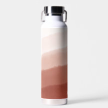 Classy Monogrammed Watercolor Copper Rust Ombre