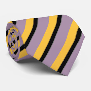 Classy Mustard Gult Lavender Lila Black Rand Slips