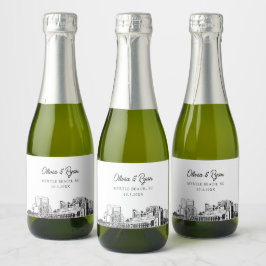 Classy Myrtle Beach Wedding Favor Anpassningsbar M