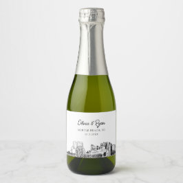 Classy Myrtle Beach Wedding Favor Anpassningsbar M