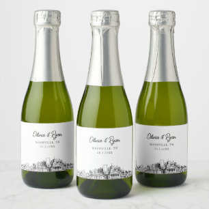 Classy Nashville Wedding Favor Anpassningsbar Mini