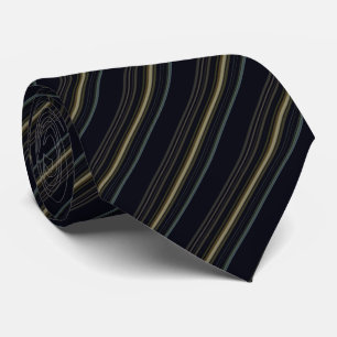 Classy Navy och Guld Rand Slips