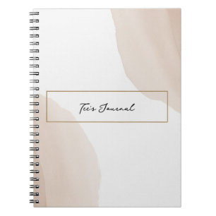 Classy neutralt journal anteckningsbok