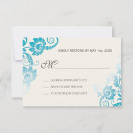 Classy Ombre Shades of Teal Bröllop OSA