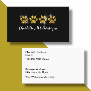 Classy Pet Boutique Affärskort Design Visitkort