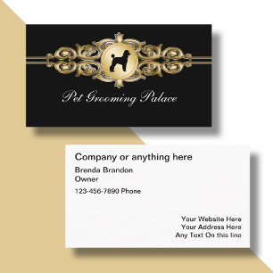 Classy Pet Grooming Services Visitkort