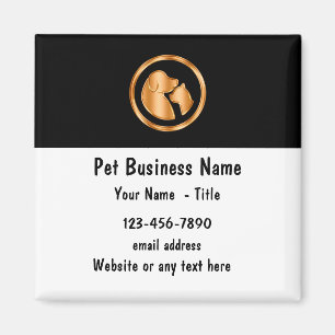 Classy Pet Service Trendig Business Magnets Magnet