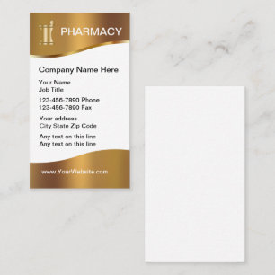 Classy Pharmacy Affärskort Design Visitkort