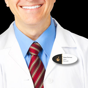 Classy Pharmacy Personal Namn bricka Namnbricka