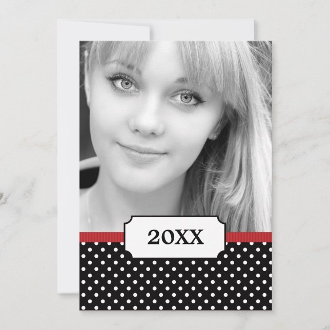 Classy Polka 2 Photo Studenten annons Meddelande (Framsida)