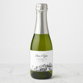 Classy Portland Wedding Favor Anpassningsbar Mini