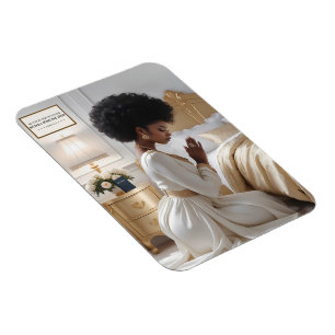 Classy Praying Mor 3 tum x 4 tum Photo Magnet