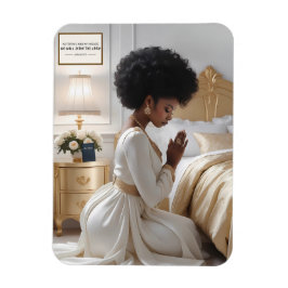 Classy Praying Mor 3 tum x 4 tum Photo Magnet