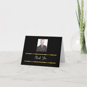 Classy Professionell Foto - tackkort