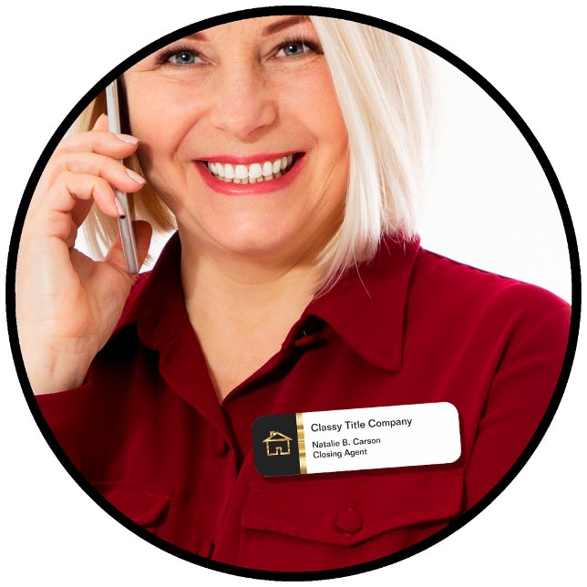 Classy Real Gods Title Company Namnbricka (Skapare uppladdad)