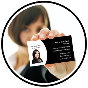 Classy Realtor Real Gods Photo Affärskort Visitkort