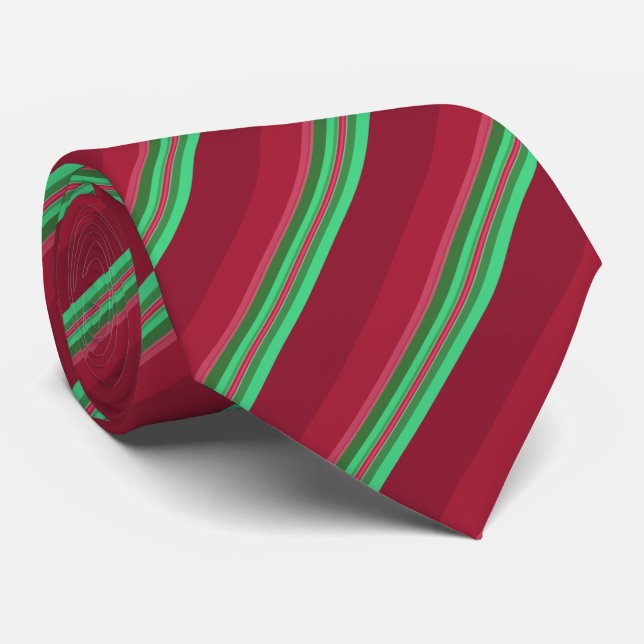 Classy Red and Grönt Rand Slips (Rullad)