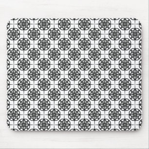 Classy Retro Vibe Geometric Mönster Musmatta