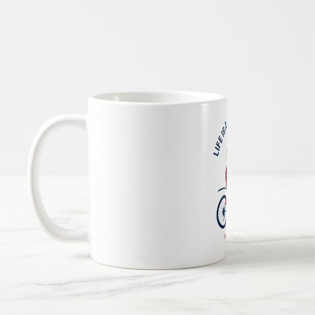 Classy Rider - Livet är en vacker rid Kaffemugg (Vänster)