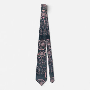 Classy Ro Guld dreamcatcher Grått Mönster Slips